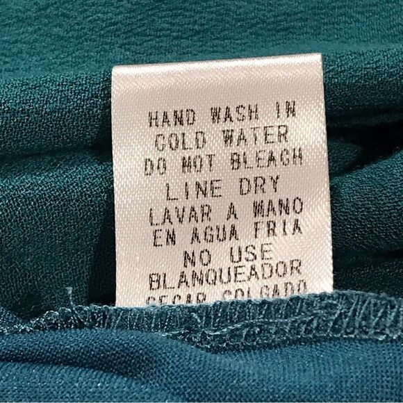 Emerald color lace sleeveless mini dress / tunic - Picture 7 of 10